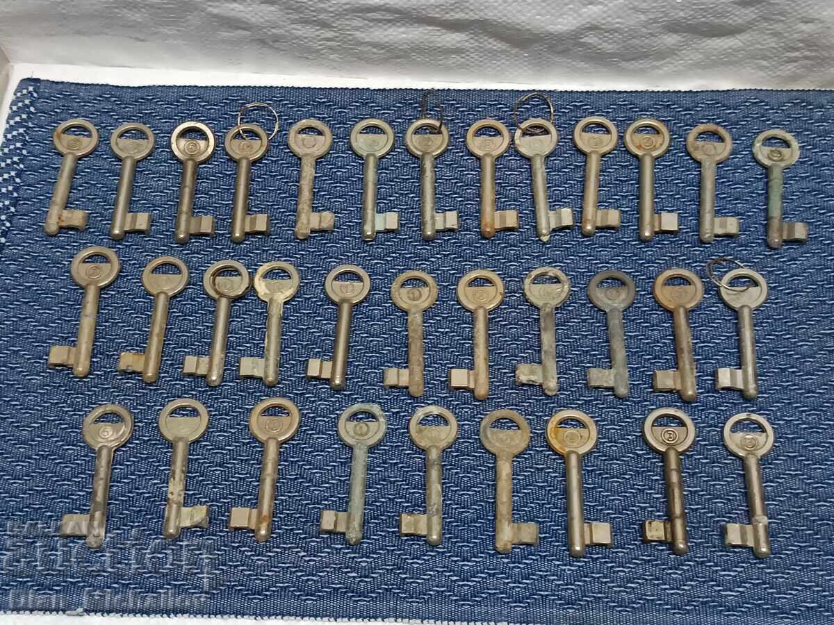 Λοτ κλειδιών με αριθμούς