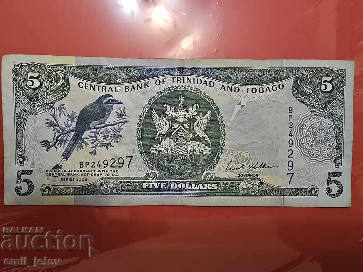 Τρινιντάντ και Τομπάγκο 5 δολάρια 2006