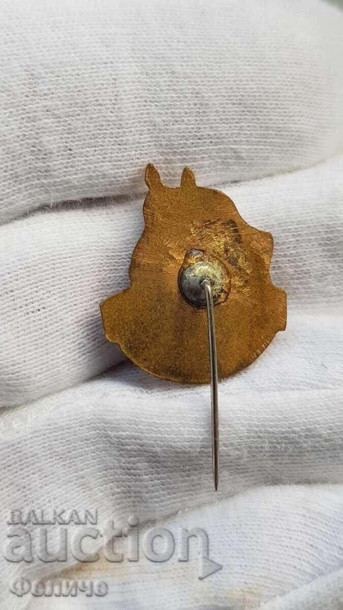 Колекционен знак, значка Празник на Физкултурата 1953 с цена 16.00 лв. | € 8.18