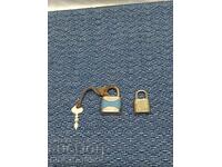 Two small old padlocks
