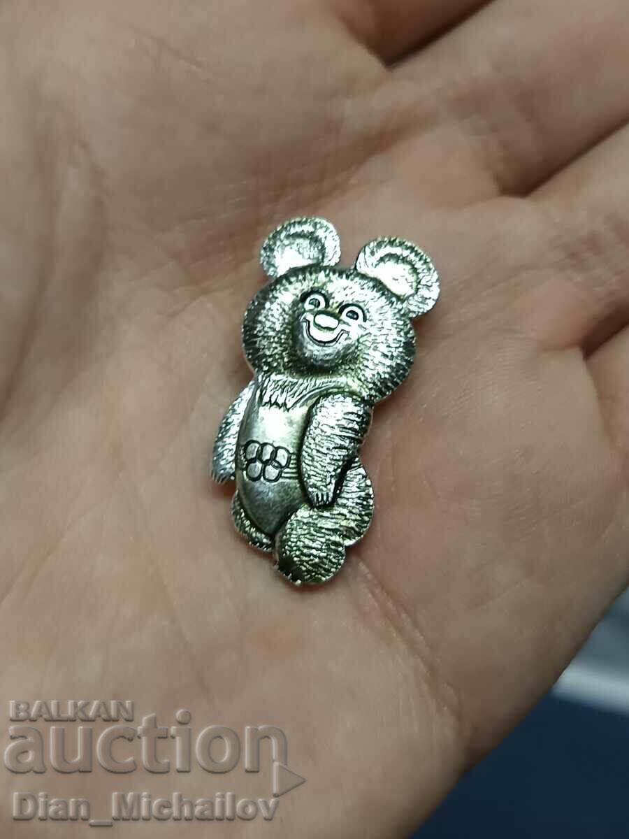 Auction  Misha the Bear Badge