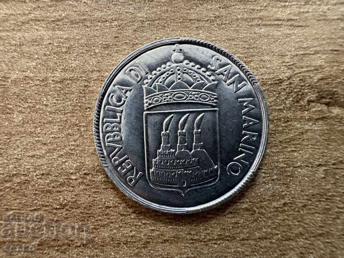 San Marino - 5 lire (1973) cu preț 2.20 BGN | € 1.12
