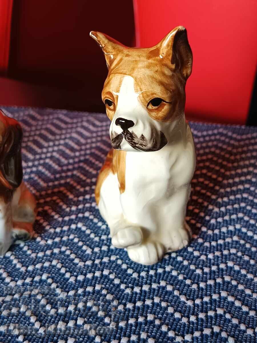 Delivery of Lot of Porcelain Dog Figures Delivery of Lot of Porcelain Dog Figures