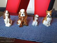 Lot Figurine de Porțelan Câini