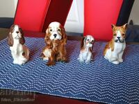 Lot Figurine de Porțelan Câini