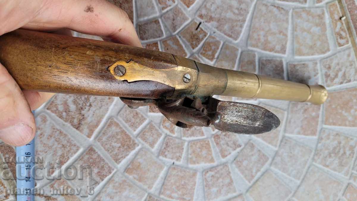 Auction  Pistol, pistol, evzalia, kremkalia, Queen Anne, Queen Anne