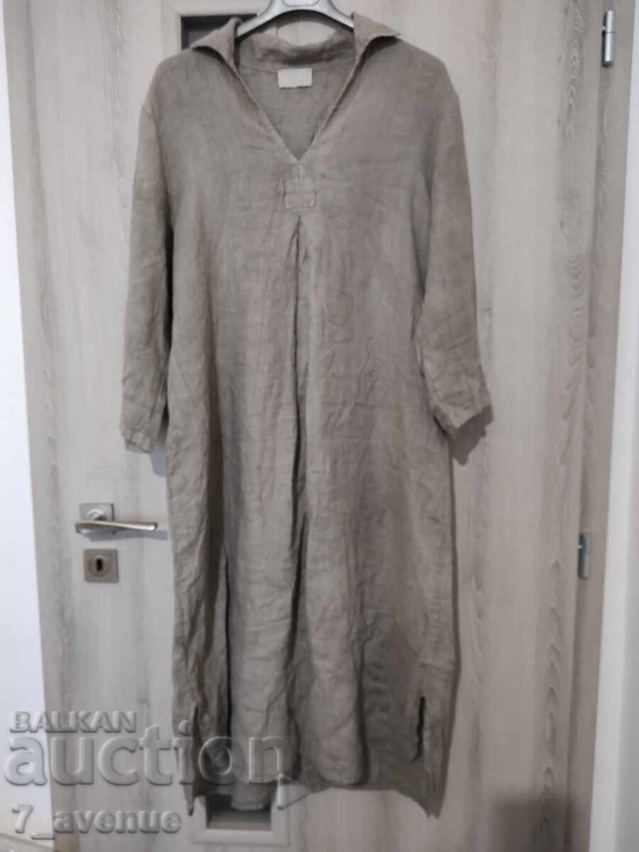 Women's Long Linen Tunic, Beautiful. 11.10.25