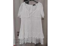 Rochie de damă feerică albă cu broderii magnifică 11.10.25