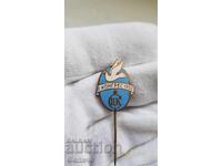 Semn foarte rar, insignă al II-lea Congres 1952