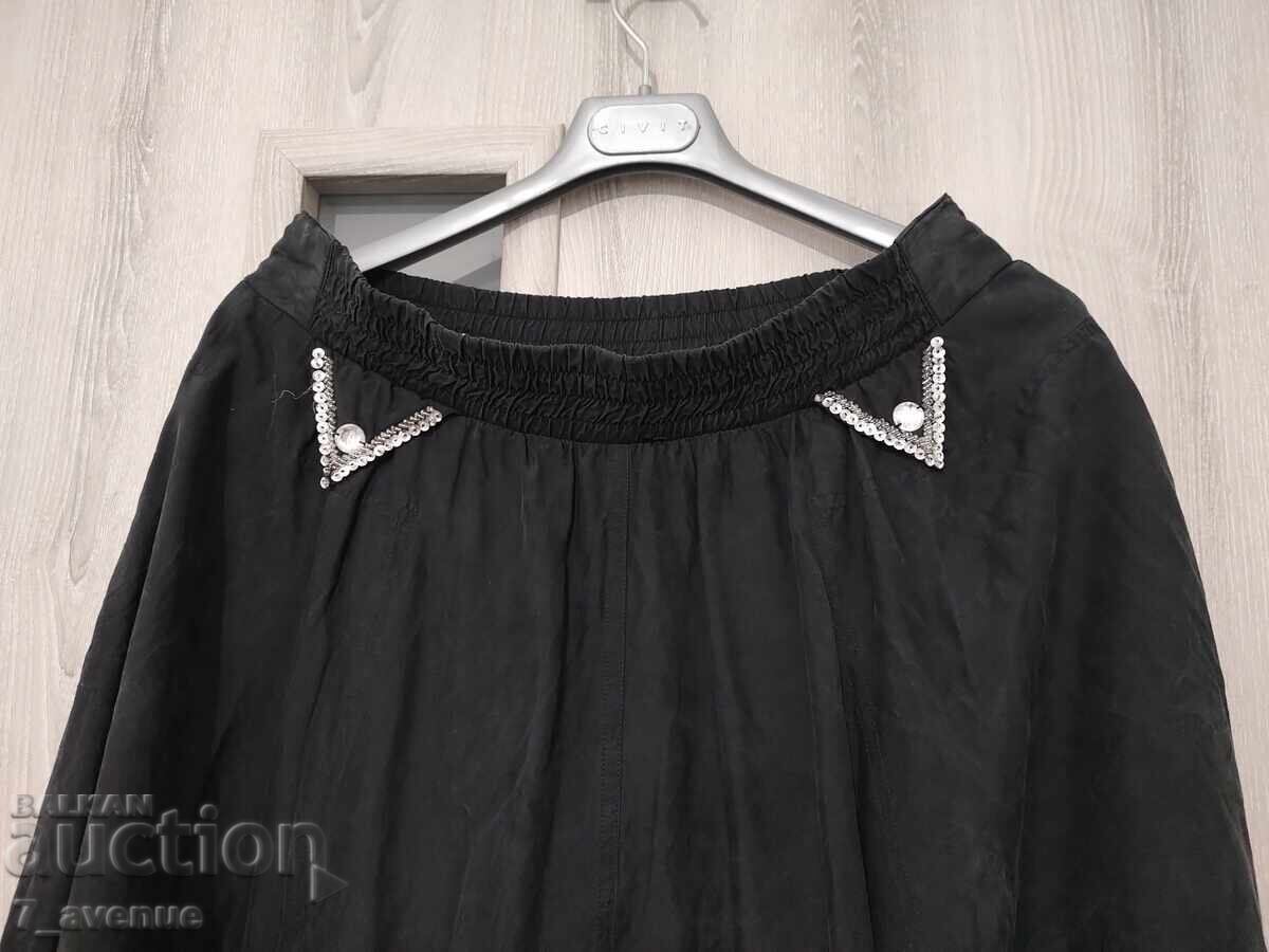 Γυναικεία μακριά φούστα φυσικό μετάξι υπέροχη 11.10.25