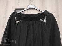 Fustă lungă de damă din mătase naturală, superbă 11.10.25