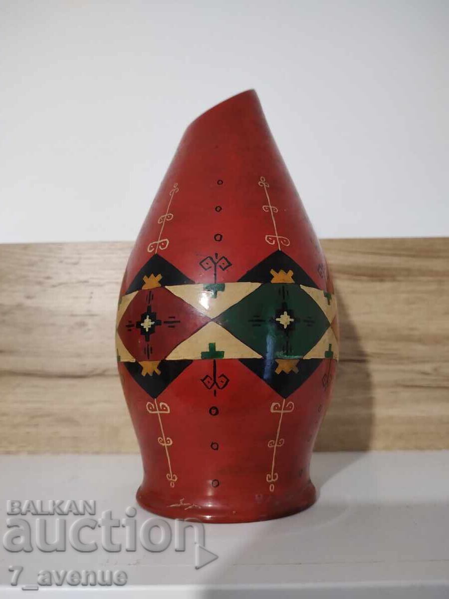 Unique antique ceramic VASE, handmade 11.10.25