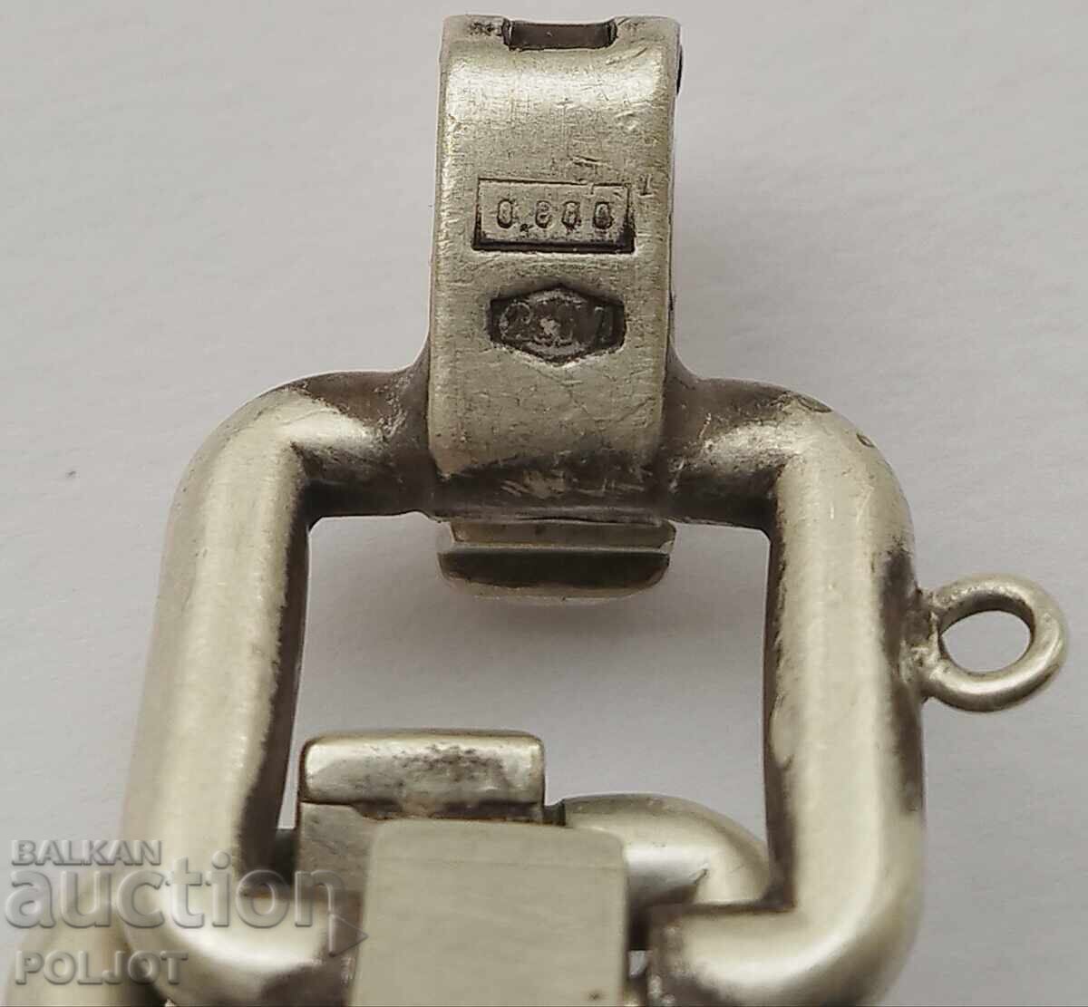 Γυναικείο ασημένιο ρολόι Zentra, σήμανση 0.800, 67 γραμμάρια - 5 Γυναικείο ασημένιο ρολόι Zentra, σήμανση 0.800, 67 γραμμάρια - 5