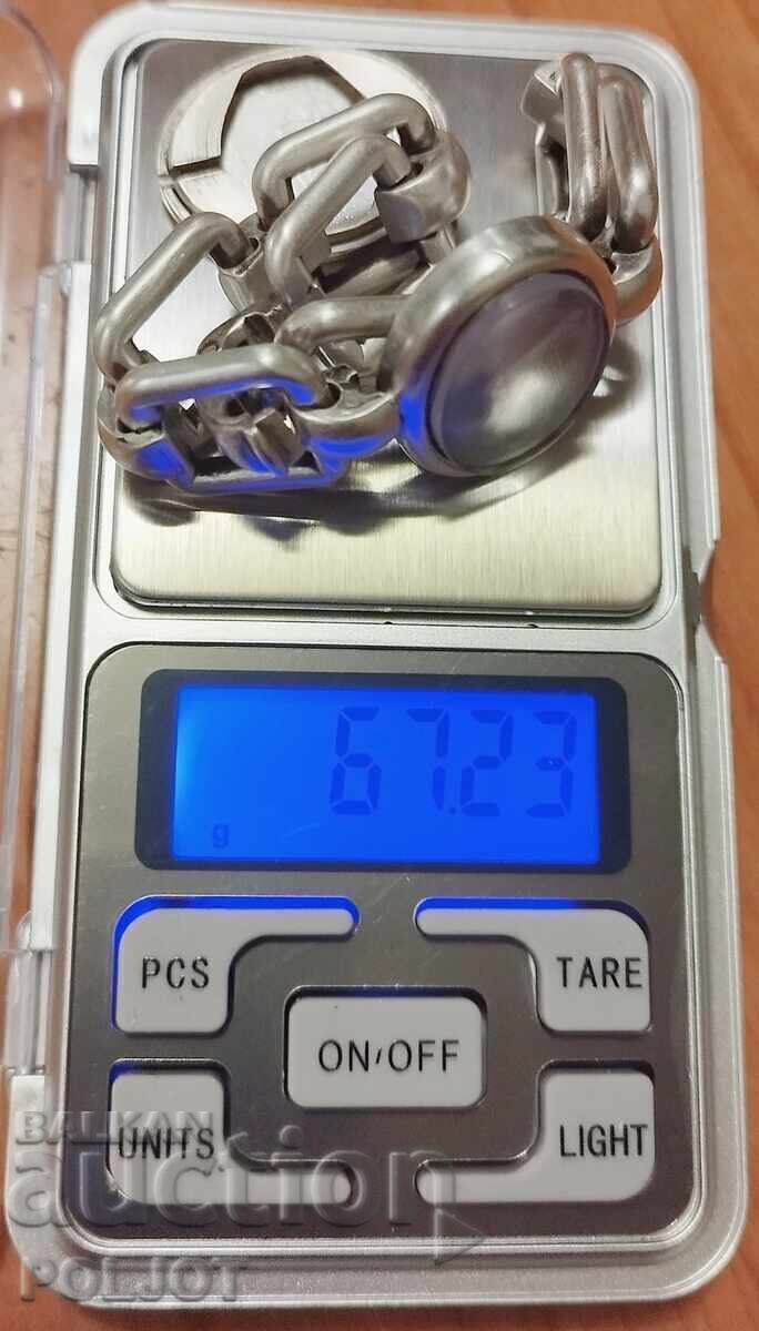 Γυναικείο ασημένιο ρολόι Zentra, σήμανση 0.800, 67 γραμμάρια - 6 Γυναικείο ασημένιο ρολόι Zentra, σήμανση 0.800, 67 γραμμάρια - 6