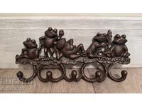 Umeraș masiv vesel, broaște – Fontă, 885g