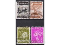 Timbre marcate Orăcar Copac Floare Tigru 1973 din Bangladesh