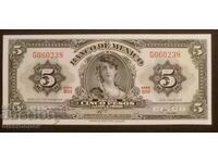 5 Mexican Pesos, 5 pesos Mexico, 1970, UNC