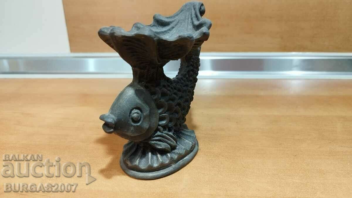 Auction Old metal figure, the goldfish, USSR Auction Old metal figure, the goldfish, USSR