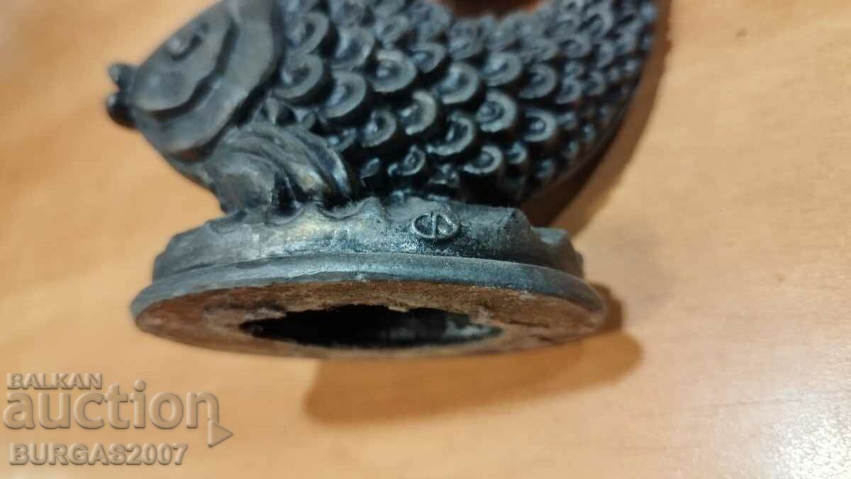 Old metal figure, the goldfish, USSR - 5 Old metal figure, the goldfish, USSR - 5