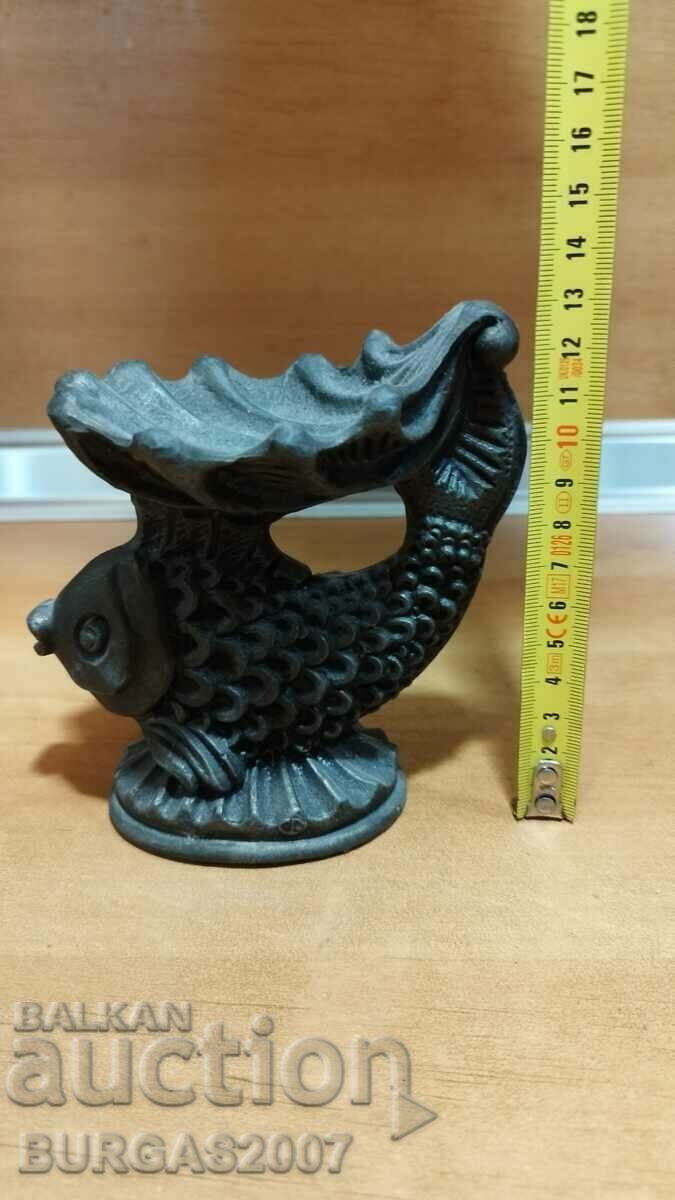 Old metal figure, the goldfish, USSR - 6 Old metal figure, the goldfish, USSR - 6