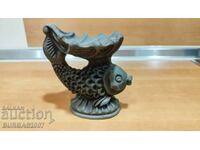 Old metal figure, the goldfish, USSR