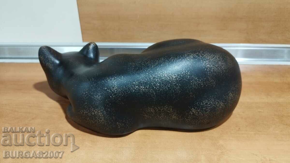 Голяма керамична фигура, котка с цена 55.00 лв. | € 28.12 Голяма керамична фигура, котка с цена 55.00 лв. | € 28.12