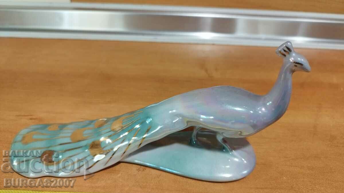 Old porcelain peacock, social, NRB with price 35.00 BGN | € 17.90 Old porcelain peacock, social, NRB with price 35.00 BGN | € 17.90
