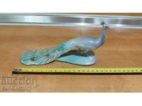 Old porcelain peacock, social, NRB