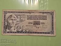 Iugoslavia - 1000 dinari 1981 an