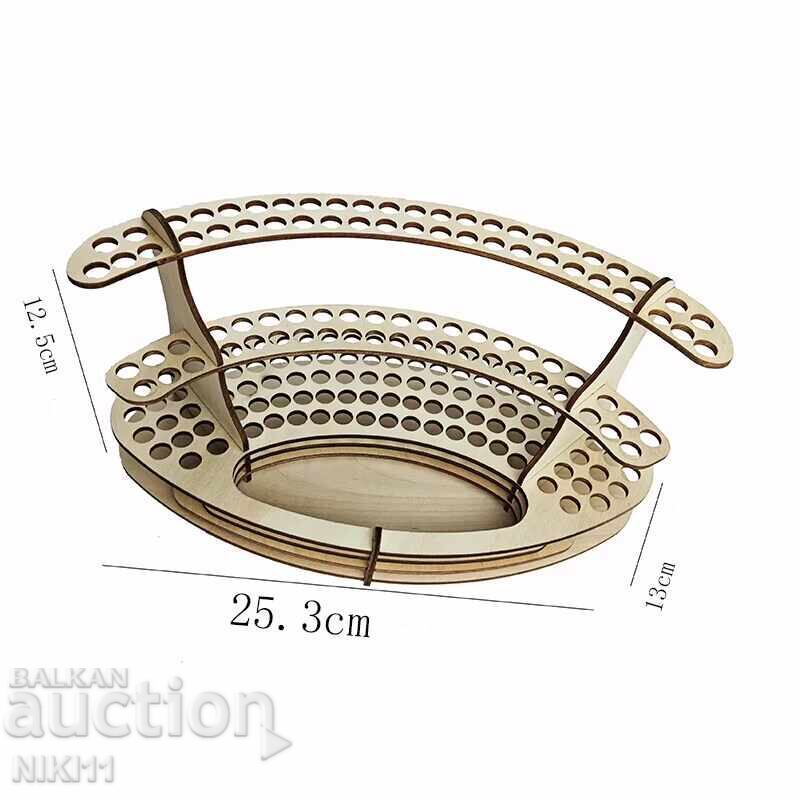 Δημοπρασία Ξύλινη πτυσσόμενη βάση για μολύβια, πινέλα, στυλό