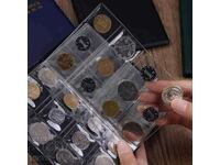Album for 120 coins, coin folder, coin collection