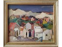 Painting, landscape, 2003, artist Iliya Milkov (1927-2009)