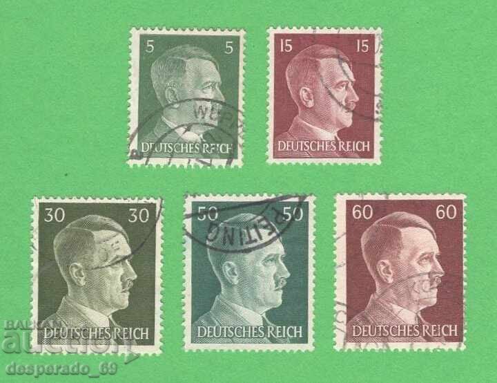 (¯`'•.¸     5  броя  марки с образа на Хитлер     ¸.•'´¯)