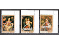 1986. О-ви Кук. Коледа. Надпечатки на предишни издания.