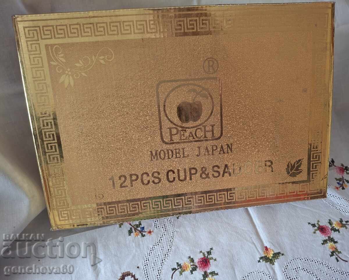 Beautiful Coffee Set Peach Model Janan - 5