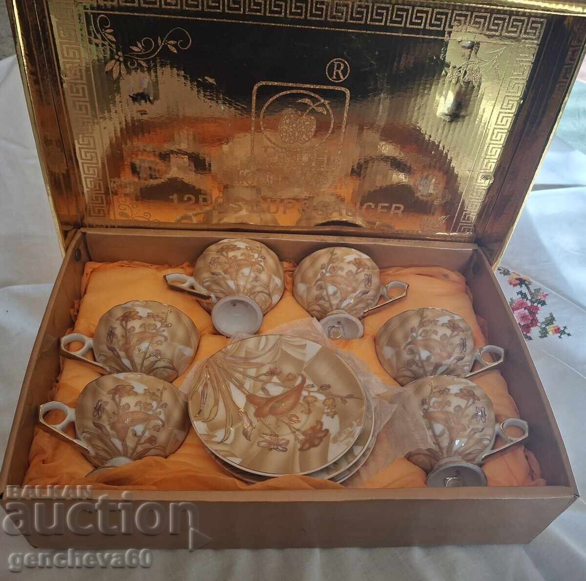 Beautiful Coffee Set Peach Model Janan - 6