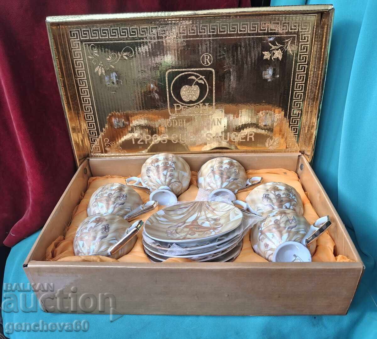 Beautiful Coffee Set Peach Model Janan - 7