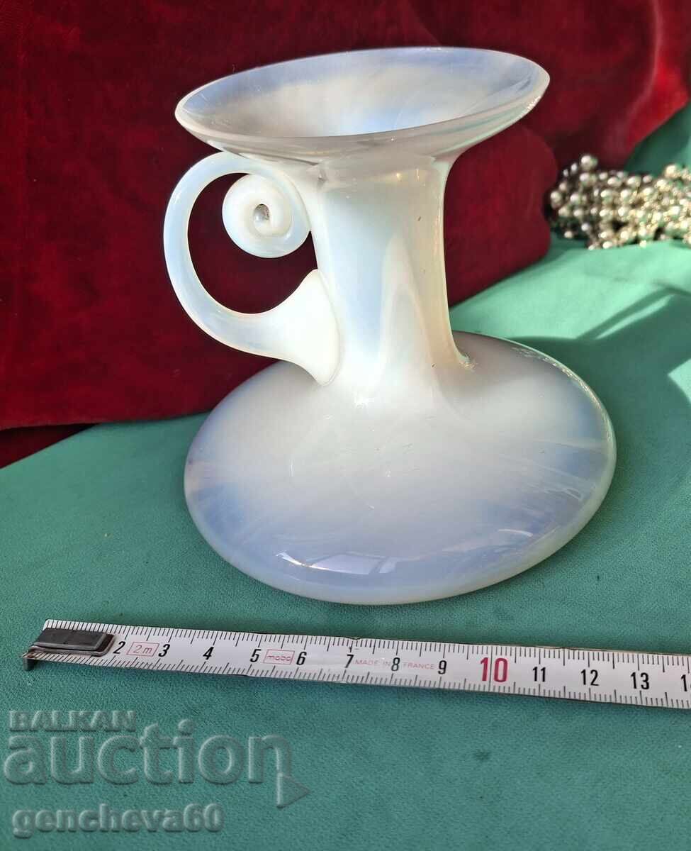 Beautiful opal glass vase - 5 Beautiful opal glass vase - 5