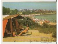 Carte poștală Bulgaria Primorsko Camping "Iug" 2*