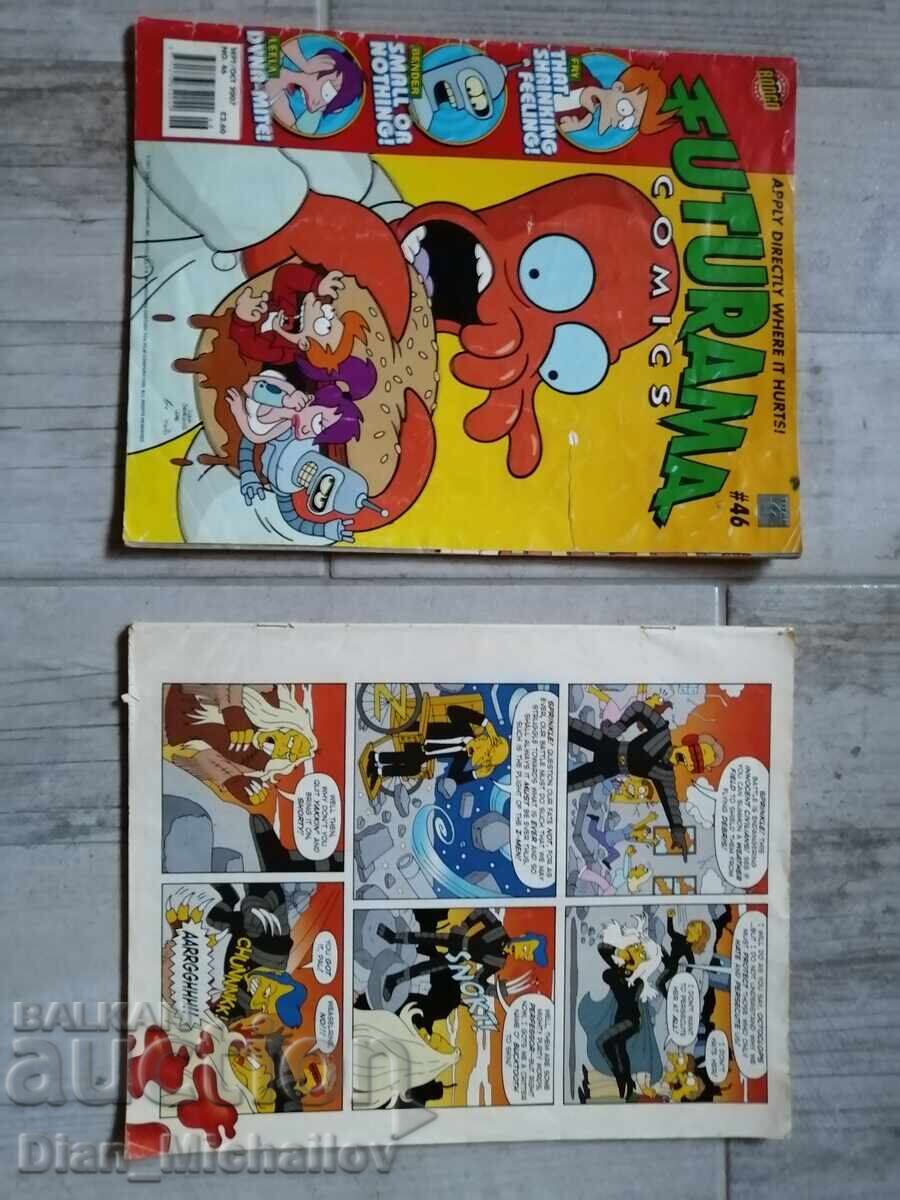 Κόμικς Futurama and The Simpsons