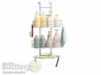 NOUĂ! Etajeră suspendată pentru baie – 2 niveluri + suport săpun