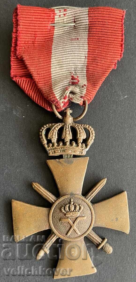 41914 Ελλάδα μετάλλιο Για Συμμετοχή στον Β' Παγκόσμιο Πόλεμο 1940. Αυθεντική κορδέλα