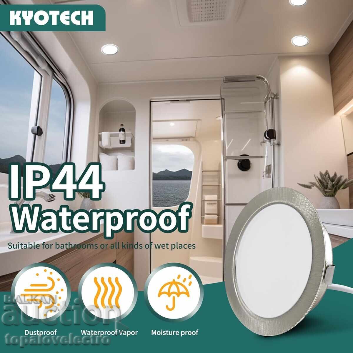 НОВИ! LED лунички G4, 3.5W, 4000K неутрално бяло, IP44, 4 бр - 5