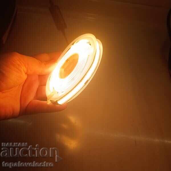 COB LED ταινία 2 μ. θερμό λευκό 2700K με τηλεχειριστήριο - 6