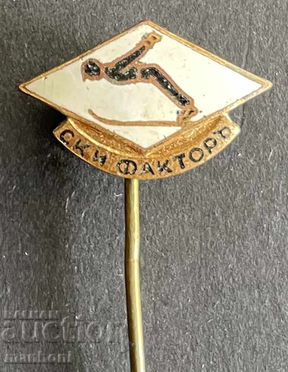 6217 Βασίλειο της Βουλγαρίας σήμα κλαμπ Φάκτορ άλματα σκι σμάλτο 30- με τιμή 40.00 BGN | € 20.45