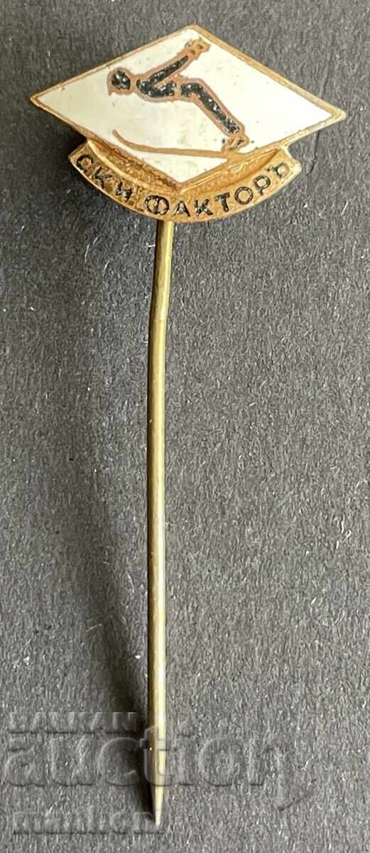 6217 Βασίλειο της Βουλγαρίας σήμα κλαμπ Φάκτορ άλματα σκι σμάλτο 30-