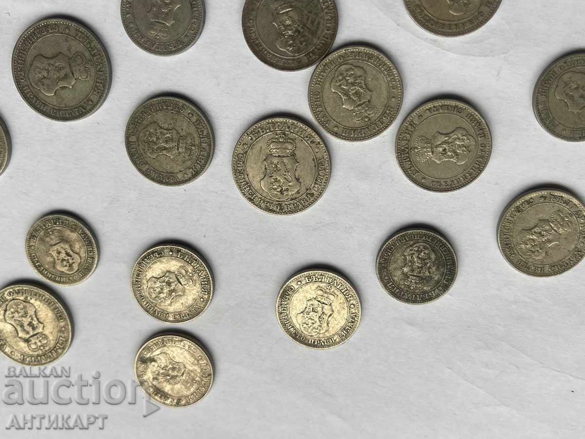 Lot of 23 coins of 5, 10 and 20 stotinki from 1906, 1912 and 1913 - 5 Lot of 23 coins of 5, 10 and 20 stotinki from 1906, 1912 and 1913 - 5