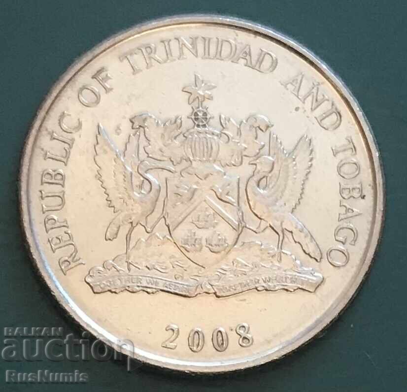 Trinidad and Tobago. 25 Cents 2008