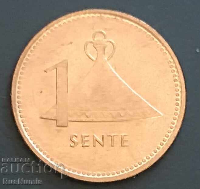 Λεσότο. 1 σέντε 1992 με τιμή 4.00 BGN | € 2.05