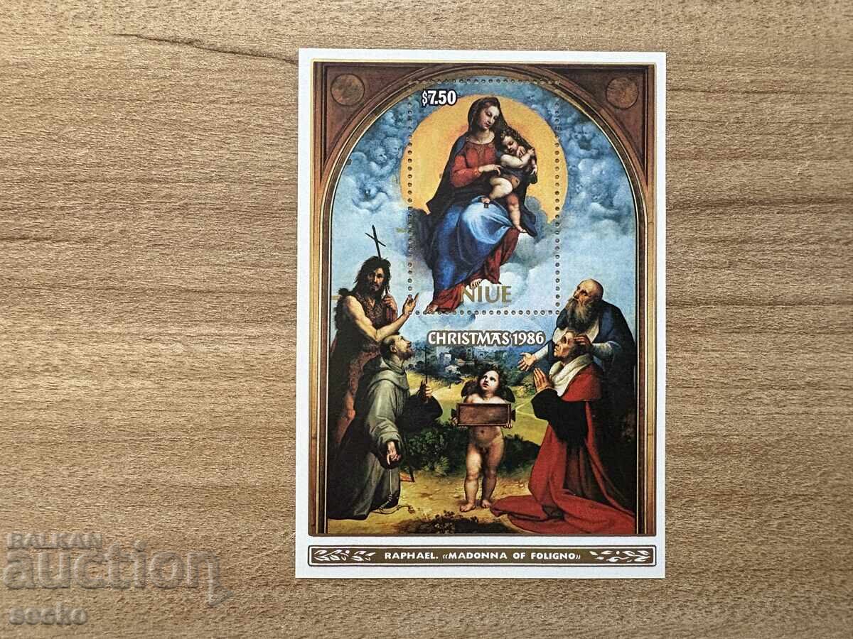 Niue - Christmas - Paintings by Italian Artists (1986) MNH